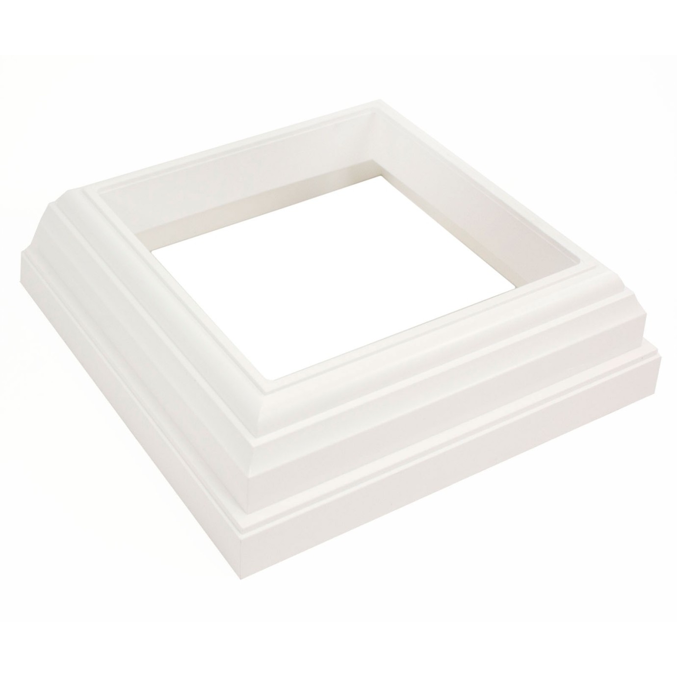 Durables 4" x 4" Sq. One Piece Vinyl Post Skirt For Vinyl Fence Posts (Tan)