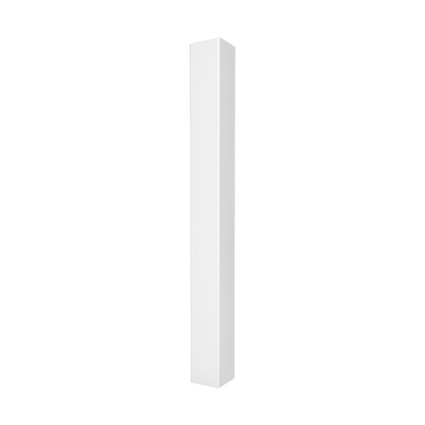 Durables 5" Sq. End Post (White) - LWPT-END-5X120 (Blank Post Shown As Example)