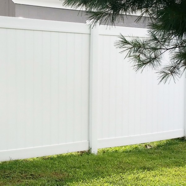 Durables 5' High Ashforth Vinyl Privacy Fence (White)