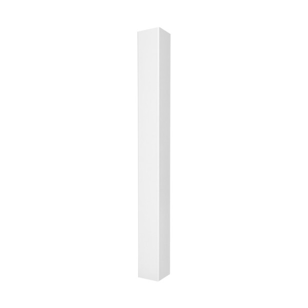 Durables 6" x 6" x 48" Blank Vinyl Railing Post (White) - LWPT-BLANK-6X48