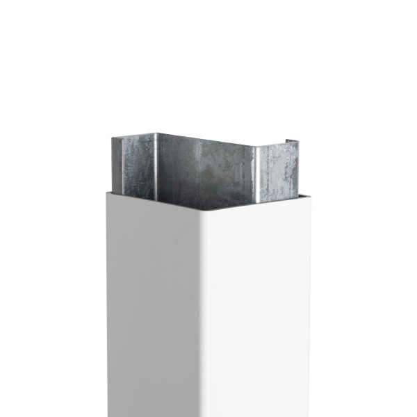 Durables 5" X 5" X 96" Galvanized Steel Post Insert (16 Ga. Steel) - LMPT-INS-5X96-GS