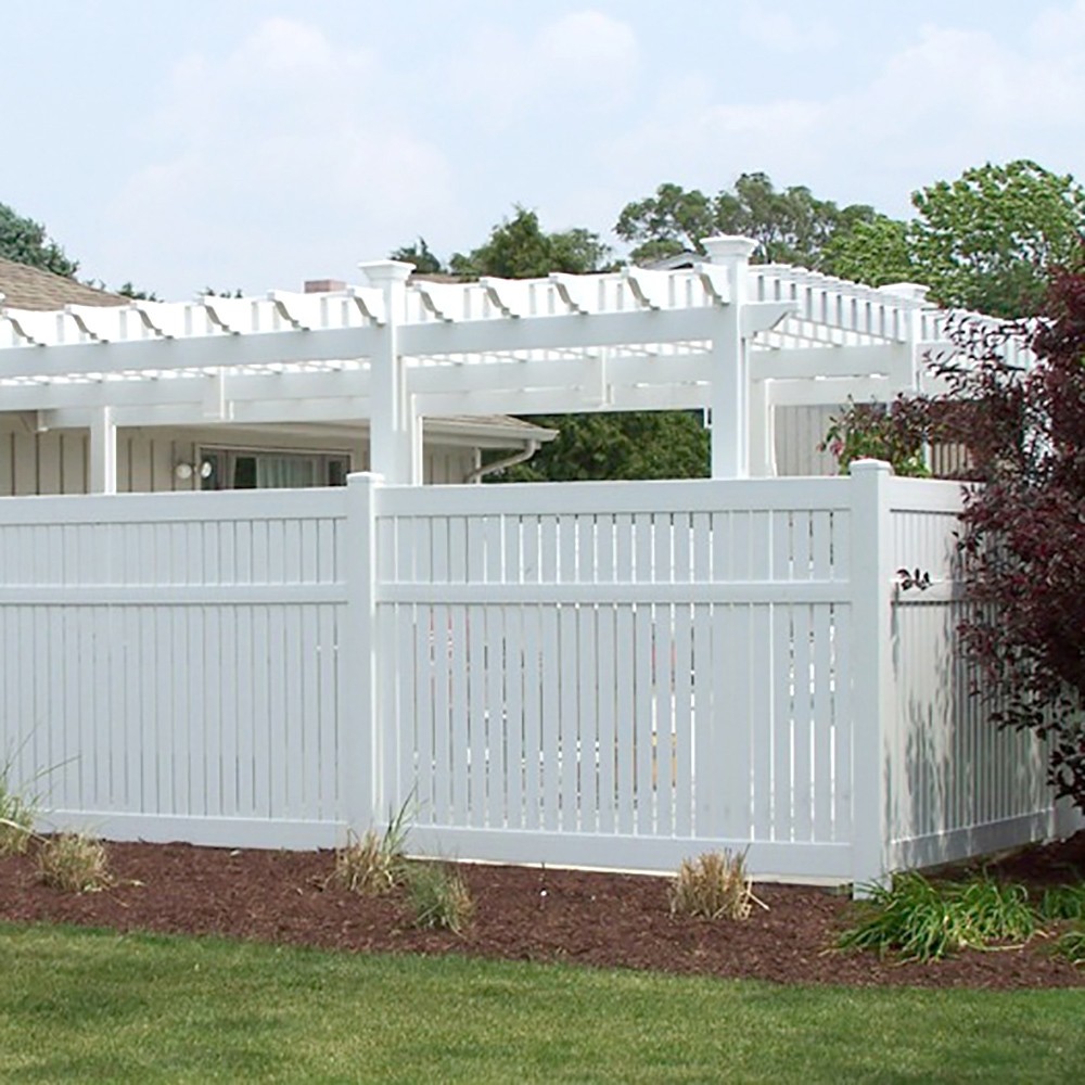 Durables 6' High Milton SemiPrivacy Fence (White)