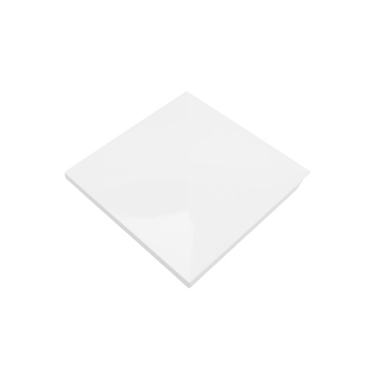 Durables 5" x 5" Square External New England Vinyl Post Cap for Vinyl Fence Posts (White)