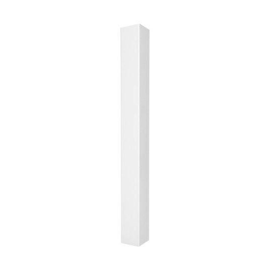 Durables 5" Sq. End Post (White) - LWPT-END-5X108 (Blank Post Shown As Example)