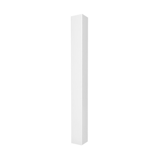 Durables 4" x 4" x 44" Blank Vinyl Railing Post (White) - LWPT-BLANK-4X45