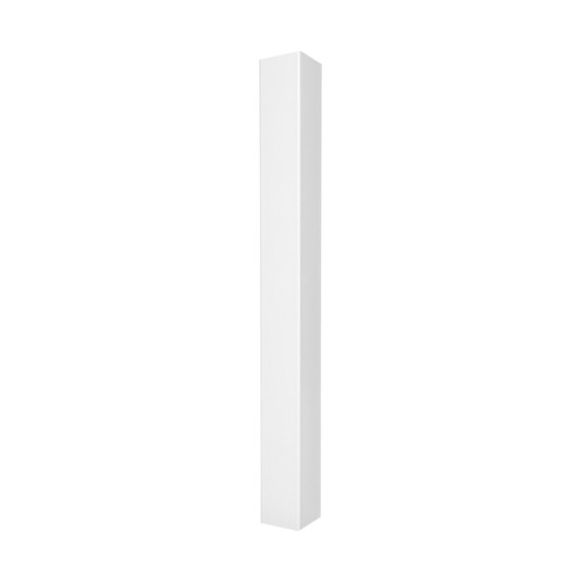 Durables 6" x 6" x 48" Blank Vinyl Railing Post (White) - LWPT-BLANK-6X48