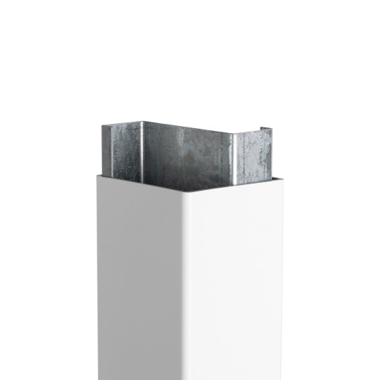 Durables 5" X 5" X 96" Galvanized Steel Post Insert (16 Ga. Steel) - LMPT-INS-5X96-GS