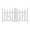 Durables 4' High Darlington Vinyl Picket Fence (White)