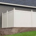 Durables 4' High Ashforth Privacy Fence (White) - Tan Shown As Example