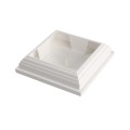 Durables 4" x 4" Sq. New England Vinyl Post Cap For Vinyl Fence Posts (White)