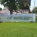 Durables 3' High Burton Picket Fence (Tan) - White Shown As Example