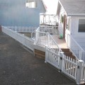 Durables 5' High Burton Picket Fence (Tan) - White Shown As Example