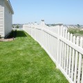 Durables 3' High Darlington Picket Fence (White) 