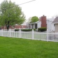 Durables 4' High Darlington Picket Fence (White)