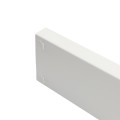 Durables WHITE - 1.5" X 5.5" X 95.5" Ribbed Rail NBE - LWRA-RB-1.5X5.5X95.5 NBE (Default)