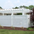 Durables 5' High Milton Semi-Privacy Fence (White)