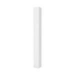 Durables 6' High Milton Vinyl Semi-Privacy Fence (White)