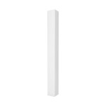 Durables 5' High Milton Vinyl Semi-Privacy Fence (White)