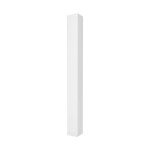 Durables 6' High Milton Vinyl Semi-Privacy Fence (White)