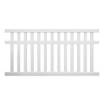 Durables 5' High Waldston Vinyl Pool Fence (White)