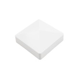 Durables 4" x 4" Sq. External Vinyl Post Cap For Vinyl Fence Posts (White) 