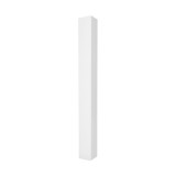 Durables 5" x 5" x 105" High Vinyl Post (White) - 3-Way Post