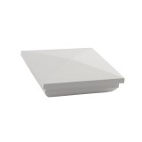 Durables 4" x 4" Sq. New England Vinyl Post Cap For Vinyl Fence Posts (White)