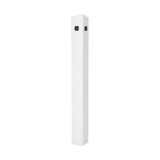 Durables 5" x 5" x 105" High Vinyl Post (White) - Corner Post