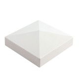 Durables 4" x 4" Sq. External Vinyl Post Cap For Vinyl Fence Posts (Tan) 