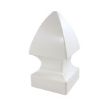 Durables 4" x 4" Sq. Gothic Vinyl Post Cap For Vinyl Fence Posts (Tan)