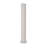 Durables 4" x 4" Square x 44" High Vinyl Railing Post Kit For 3' and 3 1/2'  Vinyl Railing (Tan) 