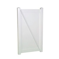 Durables 5' High Ashforth Vinyl Privacy Fence (White)