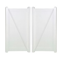 Durables 5' High Ashforth Vinyl Privacy Fence (White)
