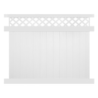 Durables 7' High Canterbury Vinyl Privacy Fence (Tan)
