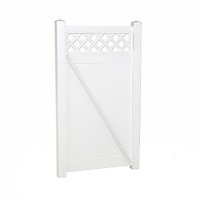 Durables 7' High Canterbury Vinyl Privacy Fence (White)