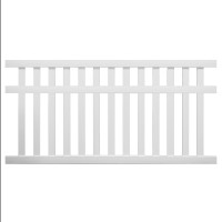 Durables 5' High Waldston Vinyl Pool Fence (White)