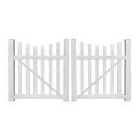 Durables 3' High Darlington Vinyl Picket Fence (White)