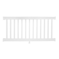 Durables 3 1/2' High Harrington Vinyl Railing (White)