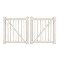 Durables 5' High Gillingham Vinyl Pool Fence (Tan)