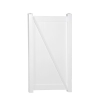Durables 6' High Wendell Vinyl Privacy Fence (White)
