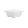 Durables 4" x 4" Sq. Federation Vinyl Post Cap For Vinyl Fence Posts (White)
