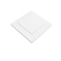 Durables 5" x 5" Sq. External Cape May Vinyl Post Cap for Vinyl Fence Posts (White)
