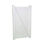 Durables 6' x 62.5" Ashforth Vinyl Privacy Fence Single Gate With Hardware (White) 