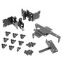 Durables Stainless Steel Powder-Coated Gate Hardware For Horse Fence - Single Gate Kit