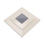 Durables 4" X 4" Sq. Solar Cape May - Downward Led - Post Cap (Khaki)