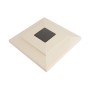 Durables 5" X 5" Sq. Solar Cape May - Downward LED - Post Cap (Tan)
