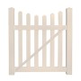 Durables 4' x 48" Darlington Vinyl Picket Fence Single Gate With Hardware (Tan) 