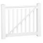 Durables 3' x 5' Harrington Vinyl Railing Single Gate With Hardware (White) 
