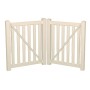Durables 5' x 120" Waldston Vinyl Pool Fence Double Gate With Hardware (Tan) 