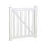Durables 5' X 72" Waldston Vinyl Pool Fence Single Gate With Hardware (White) 